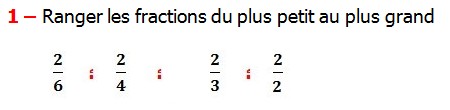 Exercices appliques et exercices corriges de Maths 6ème - les Fractions  Réduire au même dénominateur et Ordonner et simplifier et comparer les fractions . Fractions addition et soustraction , Fractions multiplication et division